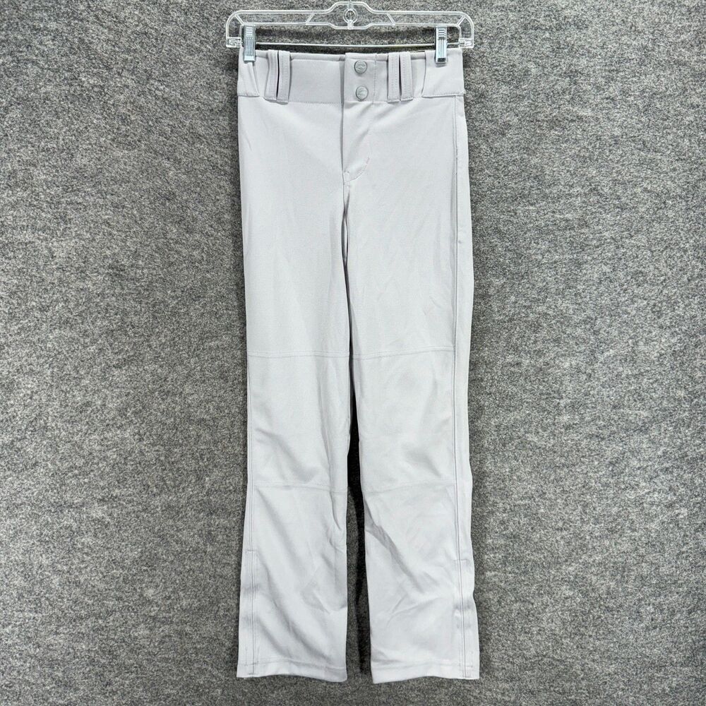 New Champro Activewear Track Pants Boys Youth M Medium Gray Baseball Straight